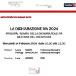 WEBINAR RNS – “DICHIARAZIONE IVA 2024'”