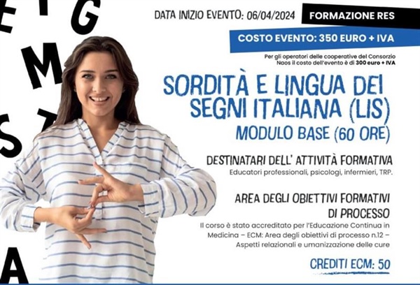 Corso di Lingua dei Segni Base presso la cooperativa Il Margine