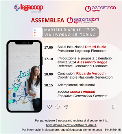 Seconda Assemblea di Generazioni Piemonte