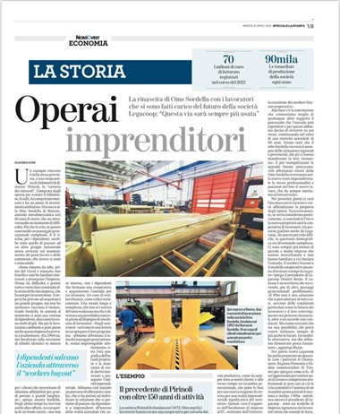 Il modello dei Workers Buyout cooperativi su La Stampa