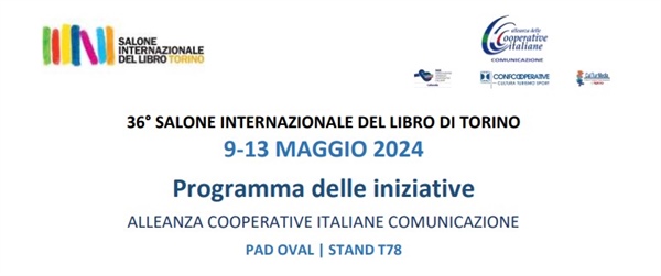 Salone del Libro 2024 - Il programma delle cooperative di Legacoop