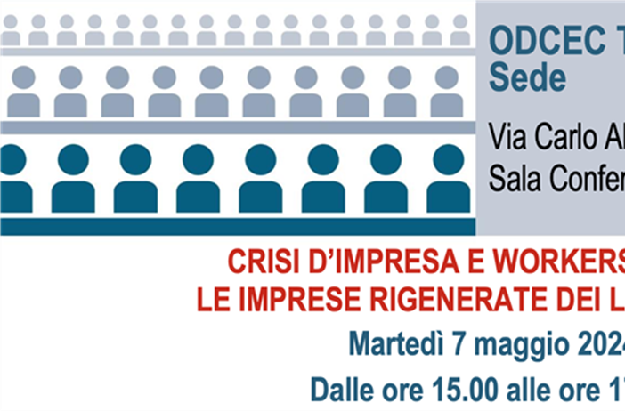 “Crisi di impresa e workers buyout. Le imprese rigenerate dei...