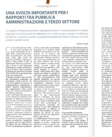 Nel Magazine Alternativa-A per parlare di co-progettazione e...