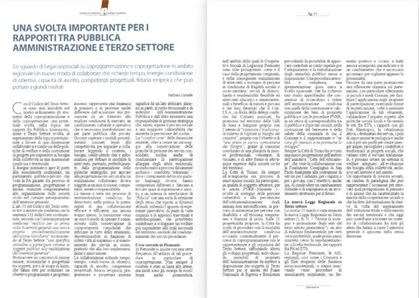 Nel Magazine Alternativa-A per parlare di co-progettazione e co-programmazione