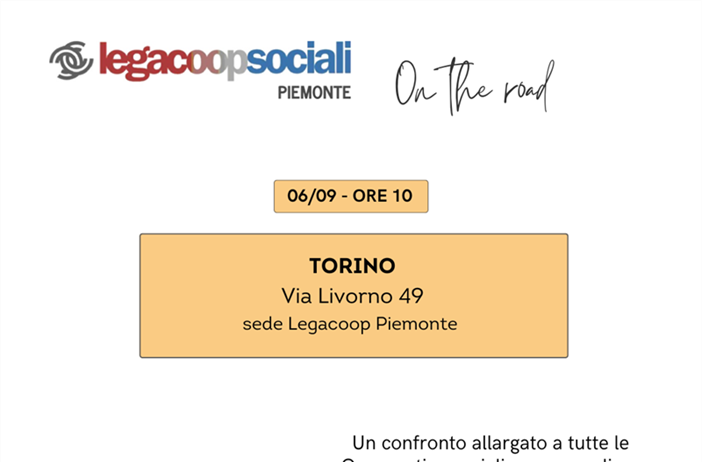 LegacoopSociali Piemonte, tappe territoriali di avvicinamento al...