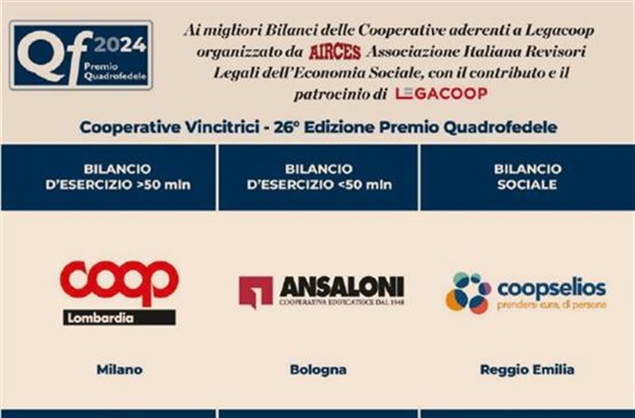 Premio Quadrofedele 2024: La nuova cooperativa è “new entry” per il...