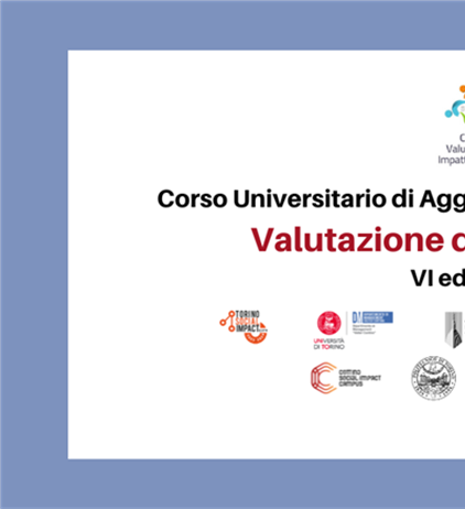 Cuap Valutazione di Impatto Sociale VI edizione – Pre-immatricolazioni...