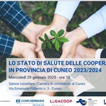 Stato di salute delle cooperative in provincia di Cuneo 2023/2024: mercoledì 29 gennaio la presentazione