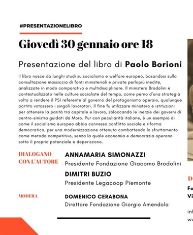 La Fondazione Amendola presenta "Il Ministero Brodolini" giovedì 30 gennaio