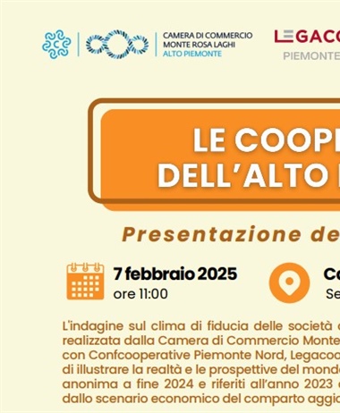 La Camera di commercio del PNO presenta lo stato di salute delle...