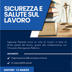Al via il ciclo di webinar "Sicurezza e salute sul lavoro": primo appuntamento il 13 marzo ore 15