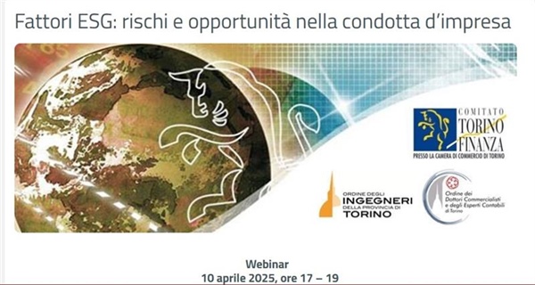 Laboratorio ESG: giovedì 10 aprile 2025