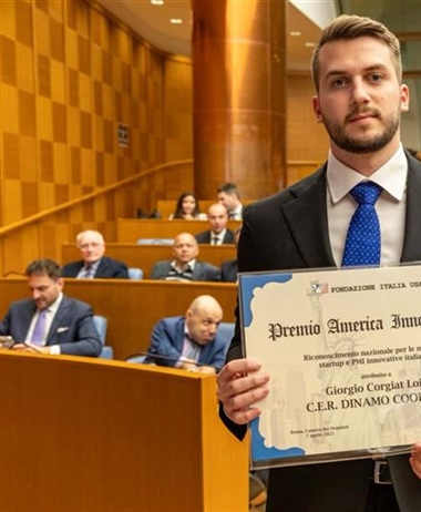 CER Dinamo premiata alla Camera dei Deputati tra le migliori startup...