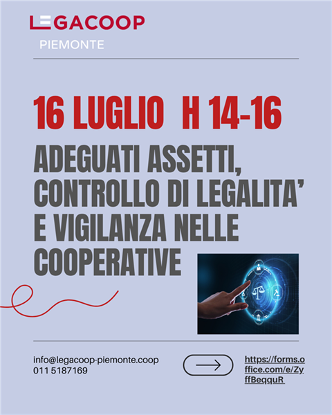 16 luglio ore 14 – Ultimo appuntamento con i webinar "Codice della crisi e adeguati assetti"