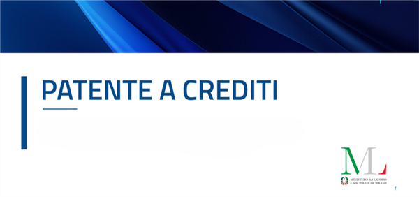 Patente a crediti nei cantieri: presentato il nuovo sistema digitale per la trasparenza e la sicurezza