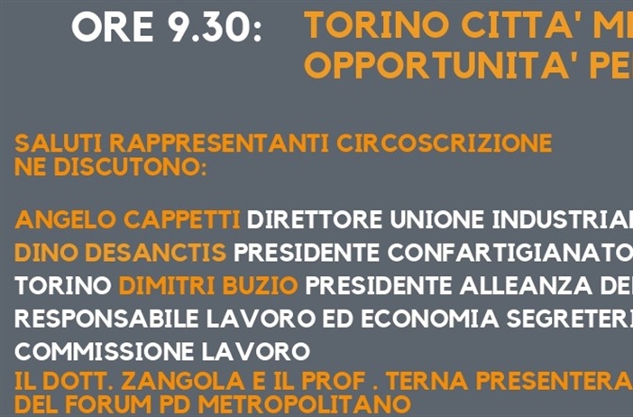 Festa De l’Unità. Dibattito su opportunità per le imprese