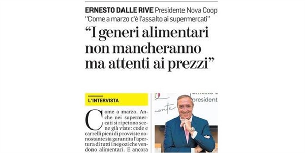 Intervista al Presidente di Nova Coop