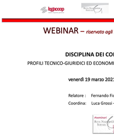 Venerdì 19 marzo un webinar sulla disciplina dei contratti di lavoro
