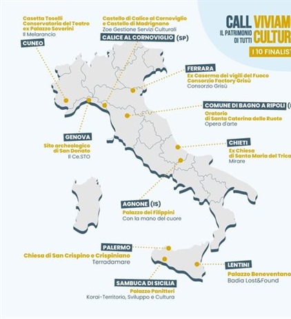 Il Melarancio tra le finaliste della call “Viviamo cultura”