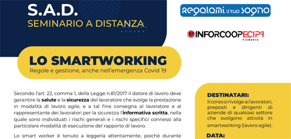 Smart Working, un seminario per definirne regole e gestione