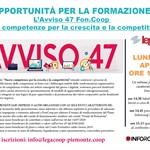 Opportunità per la formazione: l'avviso 47 di Fon.Coop