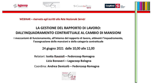 Gestione del rapporto di lavoro: un webinar per approfondire