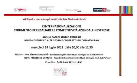 Competitività aziendali e internazionalizzazione: webinar di Rns