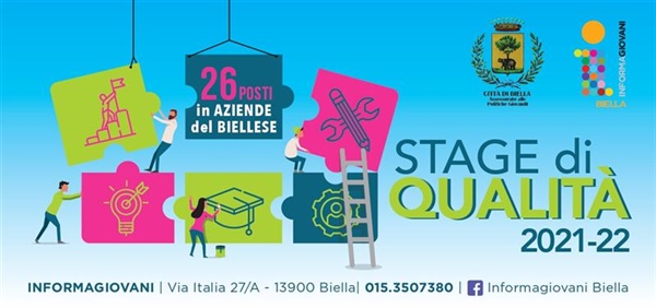 A Biella la nuova edizione del progetto Stage di Qualità