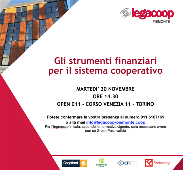 Gli strumenti finanziari per il sistema cooperativo