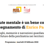 La salute mentale è un bene comune: il Margine riflette su passato e futuro della psichiatria nei territori