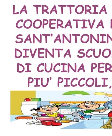La scuola di cucina per bambini della cooperativa Sant’Antonino di Susa