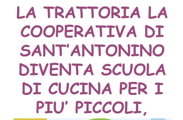 La scuola di cucina per bambini della cooperativa Sant’Antonino di Susa