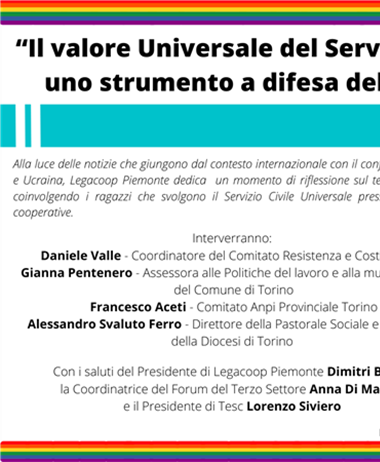 “Il valore Universale del Servizio Civile: uno strumento a difesa della...