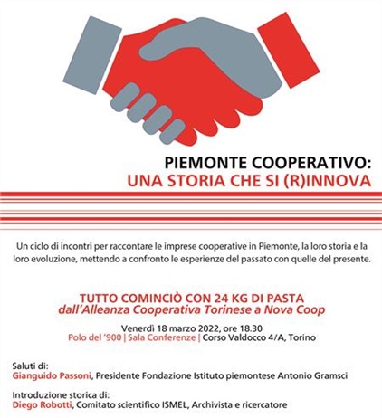 Piemonte Cooperativo: una storia che si (r)innova. Venerdì 18 marzo il...