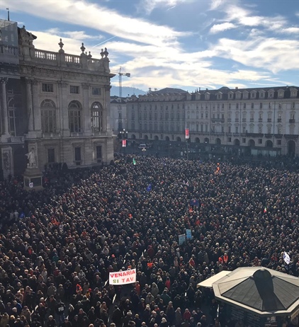 TAV, FLASH MOB a Torino 12 gennaio