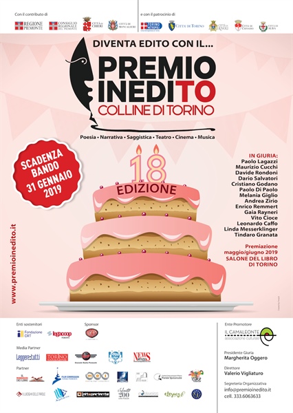 Premio InediTO - Colline di Torino  XVIII Edizione 2019