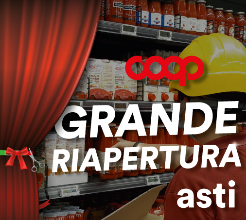 Riapre il supermercato Coop di Asti