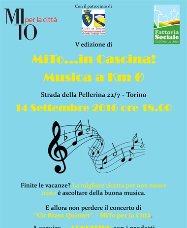 Mito in Cascina.Musica km 0